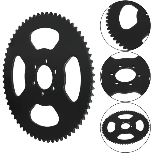 Vista 4 de YOXUFA Piñón de 65 dientes de 35 cadenas de 1.457 in de repuesto para Coleman Mini Bike CT100U CC100X CK100 Baja Doodle Bug Blitz Dirt Bug DB30
