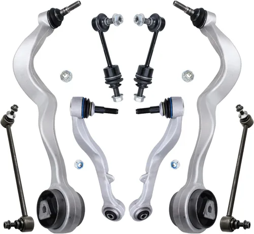Vista 97 de Detroit Axle - Kit de suspensión frontal de 8 piezas para Chevy GMC Silverado Sierra Suburban 1500 Yukon Avalanche Cadillac Escalade brazos