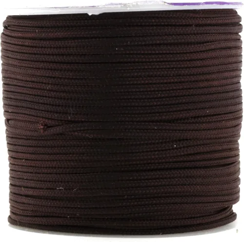 Vista 30 de Mandala Crafts Cordón de Satén de Nylon para Fabricación de Joyas - 1mm 109 Yardas Cuerdas de Nylon Champagne Rattail Cordón de Nudo Chino