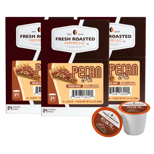 Vista 49 de Fresh Roasted Coffee, Blackbeard's Revenge, tueste medio, 24 cápsulas para cafeteras K-Cup