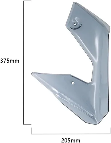 Vista 6 de Wind Deflector Motorcycle Upper Windshield for BM&W R1200GS R 1200 GS R1200 2013-2015 2016 Motorcycle Frame Fairing Diversion Windscreen Wind