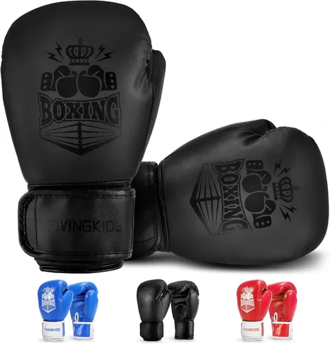 Guantes de boxeo para niños y niñas, guantes de entrenamiento de boxeo juvenil para niños de 3 a 15 años, guantes de boxeo para sparring para niños