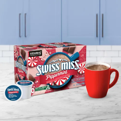 Vista 8 de Swiss Miss Cápsulas K-Cup Keurig de una sola porción de cacao caliente, 10