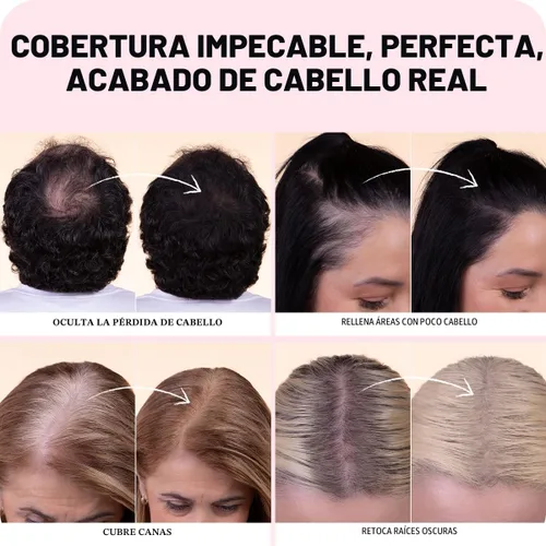 Vista 6 de BOLDIFY Kit de Muestra de Color en Polvo de Línea Capilar – Color de Cabello para Retoque de Raíces para Cobertura de Canas, Polvo para el Cabello