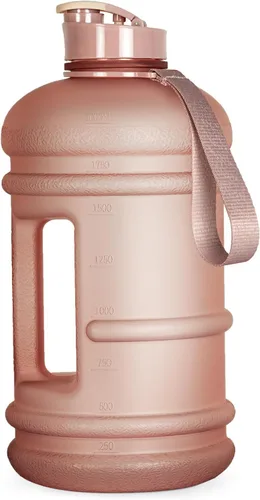Vista 43 de TOOFEEL Botellas de agua de 2 litros – Botella de agua de medio galón sin BPA – Ideal para gimnasio, jarra de agua grande, botella deportiva
