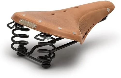 Vista 11 de Brooks England B67, Leather Bike Saddle with Suspension Springs