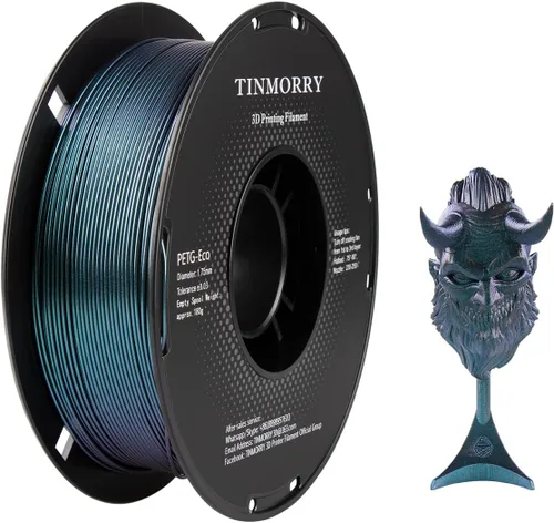 Vista 48 de TINMORRY - Filamento PETG CF de 1.75 mm para impresora 3D, compatible con Bambu LAB, Creality K1C, QIDI MAX3, FLASHFORGE Adventurer 5M, Prusa MK4