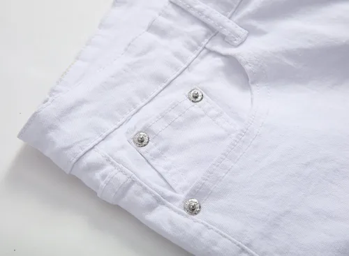 Vista 5 de Pantalón de jean elastizado, ajustado, moderno, para hombre.