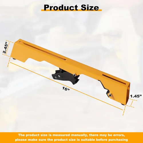 Vista 2 de Paquete de 2 soportes de montaje para sierra ingletadora, sierra ingletadora grande de servicio pesado compatible con soportes DWX723, DWX724