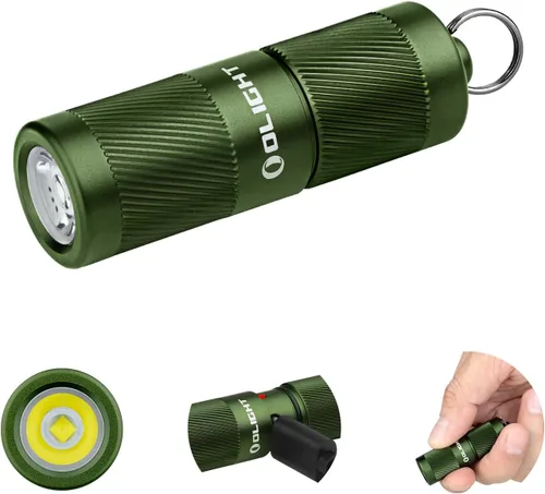 Vista 11 de OLIGHT I1R 2 Pro Eos - Linterna de llavero recargable EDC de 180 lúmenes, alimentada por batería recargable integrada con cable USB tipo C, mini luz