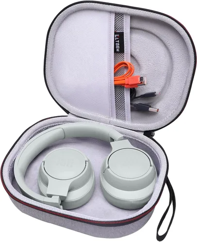 Vista 15 de LTGEM - Funda rígida de EVA para JBL Live 770NC/660NC/650BT/460NC/670NC/400BT/500BT y JBL Tune