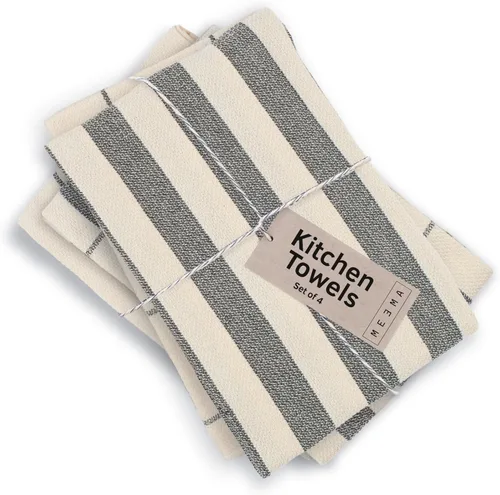 Vista 14 de MEEMA Upcycled Spring - Toallas de cocina de tela de algodón, toallas de mano súper absorbentes con lazo para colgar, trapos de limpieza y paños