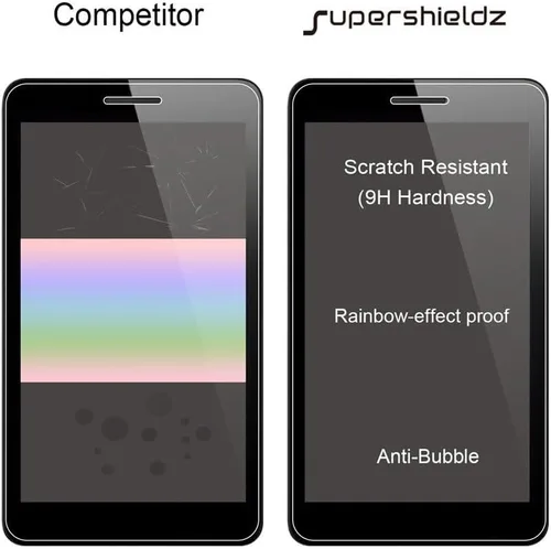 Vista 2 de Supershieldz Protector de pantalla diseñado para Samsung Galaxy Tab S2 (9.7 pulgadas), (vidrio templado), antiarañazos, sin burbujas