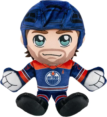 Vista 21 de Bleacher Creatures Buffalo Sabres Tage Thompson - Peluche de 8 pulgadas de la NHL Kuricha sentado – Superestrella de la NHL inspirada en Chibi suave