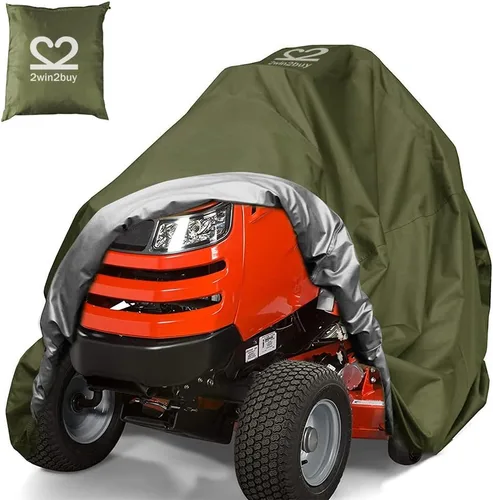Vista 11 de Funda para cortacésped para montar, resistente e impermeable, de poliéster, Oxford, para tractor, resistente a los rayos UV, al polvo y al agua