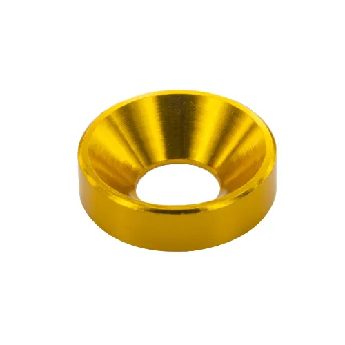 Vista 29 de [60 piezas] Arandelas avellanadas de acabado M3, aleación de aluminio anodizado, arandelas de cabeza/juntas/arandelas de copa para tornillo Negro
