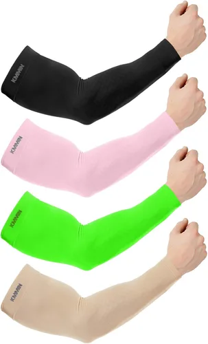 Vista 15 de KMMIN - Mangas para brazo con protección de rayos ultravioleta para conducción, ciclismo, golf, baloncesto.