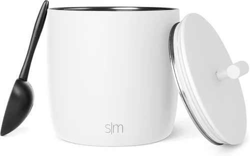 Vista 11 de Simple Modern Cubo de hielo aislado al vacío con tapa y cuchara, para cóctel, champán, vino, cerveza y hosting, capacidad de acero inoxidable de 100