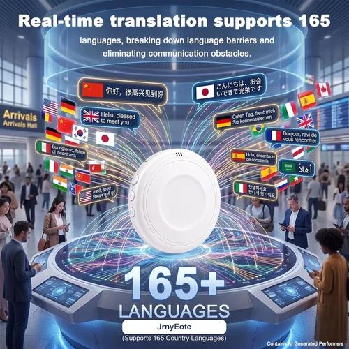 Vista 5 de Dispositivo de traductor de idiomas AI, traductor inteligente de IA