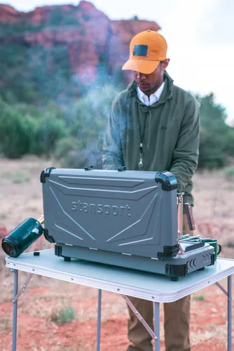 Vista 9 de Stansport Mesa plegable blanca-48 in X 24 in X 29 in, talla única, blanco