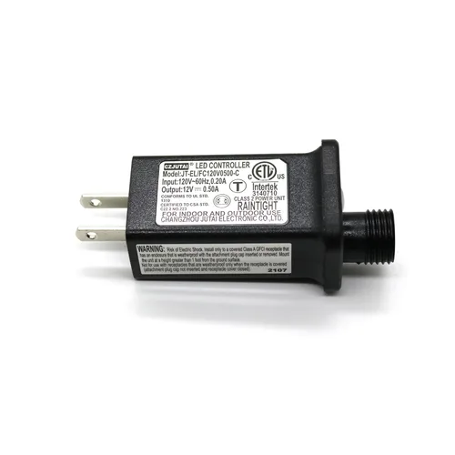 Vista 8 de Transformador LED de 8 modos de luz LED de 12 V, fuente de alimentación de clase 2, transformador de bajo voltaje, adaptador de enchufe de EE. UU.