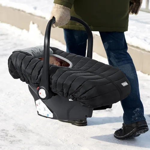 Vista 4 de Orzbow Funda de asiento de automóvil de invierno para bebé, funda de asiento de automóvil para bebé para niños y niñas, fundas de asiento