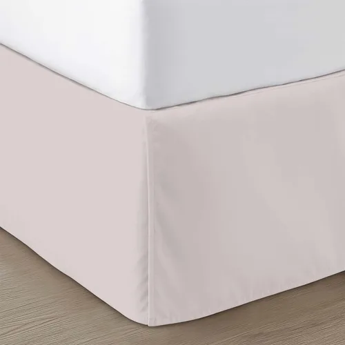 Vista 15 de SGI Bedding Falda de cama tamaño individual de 12 pulgadas con caída, estilo plataforma con ajuste seguro, aspecto clásico a medida, elegante