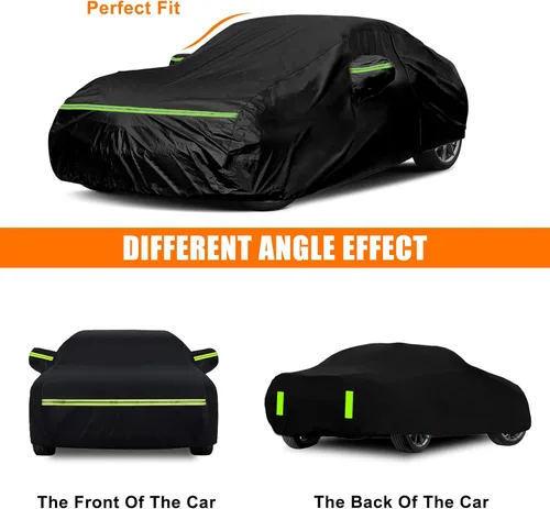 Vista 2 de Funda impermeable para automóvil compatible con Mazda MX-5 Miata 1989-1997, 210T para todo tipo de clima, con interior de algodón y puerta