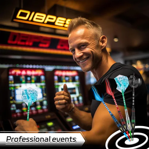 Vista 4 de CyeeLife Punta de plástico para dardos – Juego de dardos de punta suave – 12 piezas de 0.63 oz con 4 colores de aluminio premium, 100 puntas