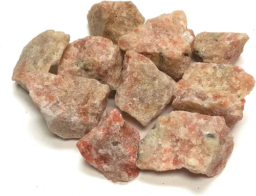 Piedra solar áspera natural con bolsa de terciopelo, rocas naturales grandes de 1 pulgada a granel para rodar, envolver alambre, pulido, Wicca y