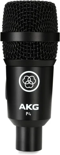 AKG Pro Audio P4 Micrófono cardioide dinámico de alto rendimiento para batería y percusiones, instrumentos de viento y amplificadores de guitarra,