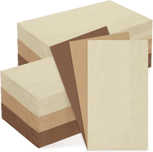 Vista 21 de Whaline Paquete de 150 Servilletas de Papel Azules de 6.5 x 6.5 Pulgadas, 3 Colores, Servilletas de Almuerzo con Temática Azul, Servilletas de Papel