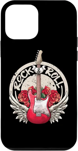 Vista 12 de Funda para iPhone 15 Lets Rock Rock & Roll Vintage Guitarras Eléctricas Rock Concierto