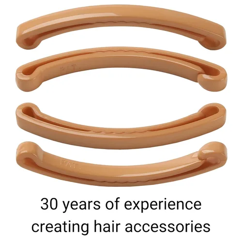 Vista 3 de Pasadores de pelo pequeños de plástico para peinar, abrazaderas decorativas para medio recogido y cola de caballo, para niñas, mujeres con cabello