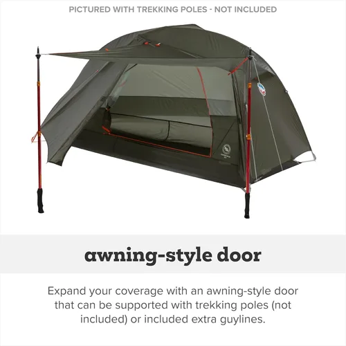 Vista 8 de Big Agnes Copper Spur UL - Tienda de Campamento para Mochileros, 3 Temporadas, Ultraligera, Impermeable, Postes Anodizados