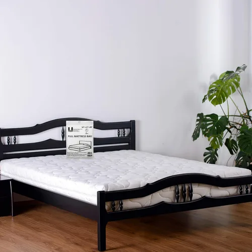 Vista 5 de Suministros de mudanza (paquete de 1) bolsa de colchón tamaño matrimonial de 54 x 12 x 90 pulgadas Para almacenamiento y movimiento, bolsa