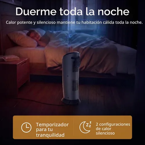 Vista 7 de Radiador eléctrico vertical, de Lasko, 751320, de cerámica