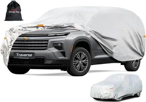 Vista 90 de Kayme Funda para Automóvil SUV de 6 Capas Ajuste Personalizado para Acura MDX (2001-2025) Impermeable Todo Clima para Automóviles, Cubierta Completa