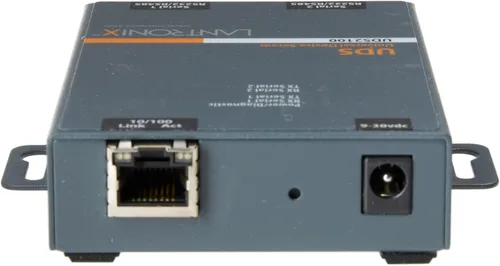 Vista 2 de Lantronix Servidor de dispositivos UDS2100 de 2 puertos - 2 x DB-9, 1 x RJ-45