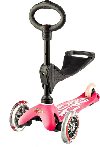 Vista 5 de Micro Kickboard - Mini Scooter Montable 3 en 1 Deluxe de 3 Etapas Juguetes para Niños Pequeños de 12 Meses a 5 Años