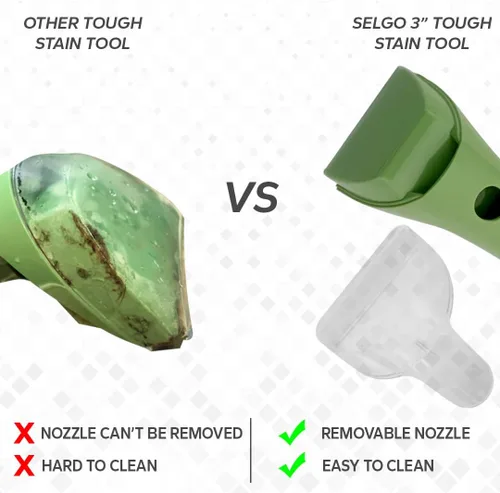 Herramienta de cepillo de manchas resistente de 3 pulgadas para limpiadores de alfombras verticales y portátiles Bissell Little-Green para 1400 3353