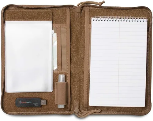 Vista 6 de Fundas tácticas para cuadernos, sistema de cubierta militar para cuadernos, compatible con cuadernos A5 y planificadores diarios de 5.5 x 8.5