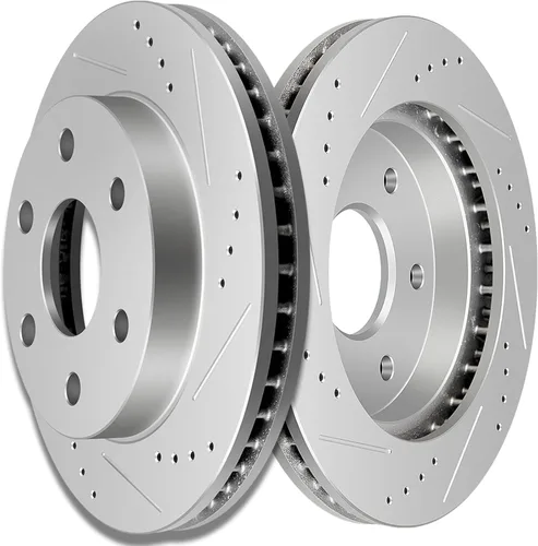 Vista 18 de SCITOO Kits de rotores de freno de disco delantero para Jeep Grand Cherokee 1999-2004