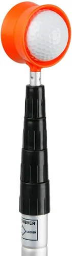 Vista 2 de Orlimar Retriever de pelota de golf de cabeza fluorescente para agua, diseño telescópico de 12/15/18 pies