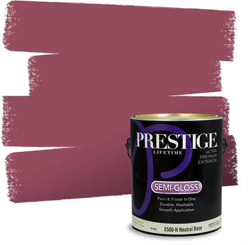 Vista 41 de Prestige Paints - Pintura exterior e imprimación en uno, 1 galón, plano, E500-P-A011GP