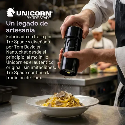 Vista 8 de Unicorn Molinillo de pimienta Magnum 6" Negro