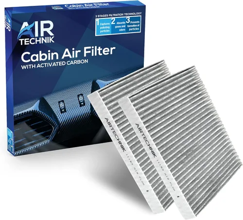 Vista 10 de AirTechnik CF11183 - Filtro de aire de cabina con carbón activado Compatible con Dodge Durango 2011-2025, Jeep Grand Cherokee 2011-2021, Grand