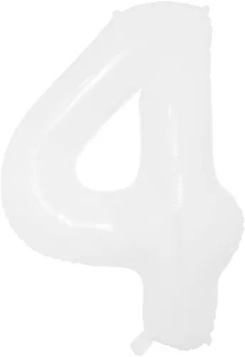 Vista 12 de Globos de helio de papel de aluminio de 32 pulgadas con números blancos de 0, 1, 2, 3, 4, 5, 6, 7, 8, 9, decoración de fiesta de cumpleaños, baby