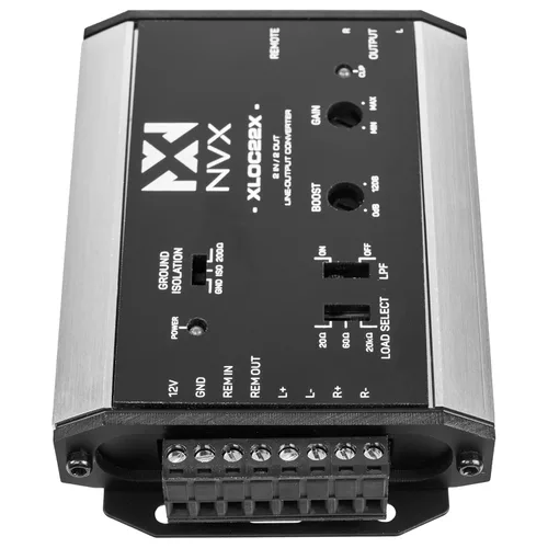 Vista 2 de NVX XLOC22X 2 entradas / 2 salidas Convertidor de salida de línea activa de alto voltaje con ajuste de impedancia Con coincidencia de impedancia