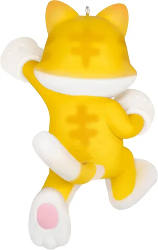 Vista 2 de Adorno de Navidad Hallmark Keepsake 2023, Nintendo Super Mario con Mario Gato, Regalos para Jugadores